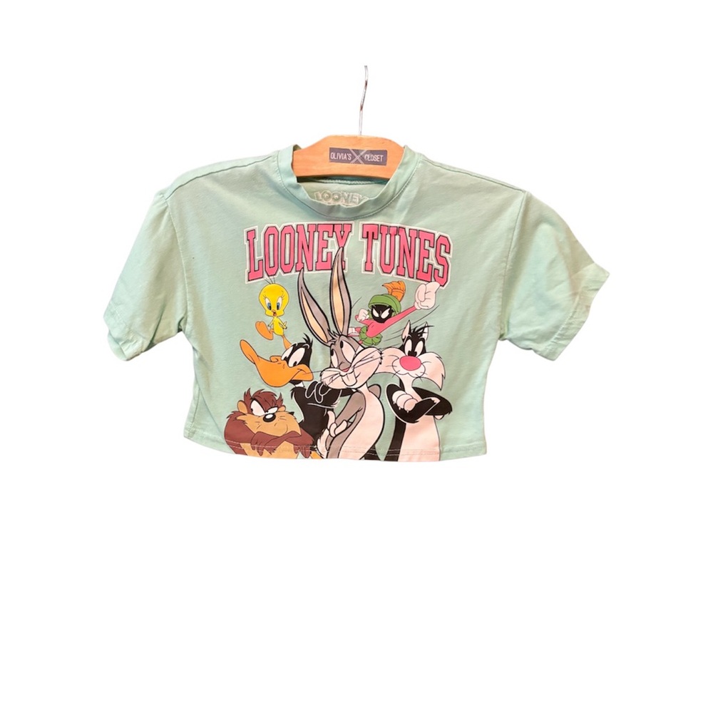 Warner Bros. Looney Tunes Crop Tee NWOT XS